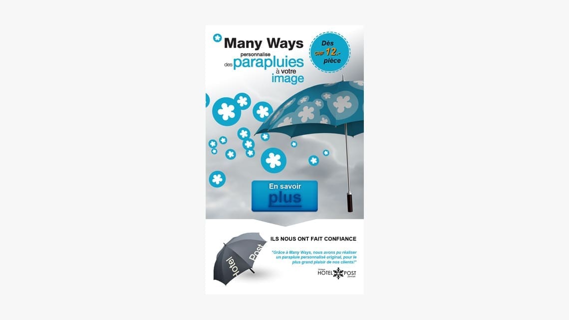 Many-ways Umbrella
